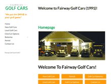 Tablet Screenshot of bcgolfcars.com